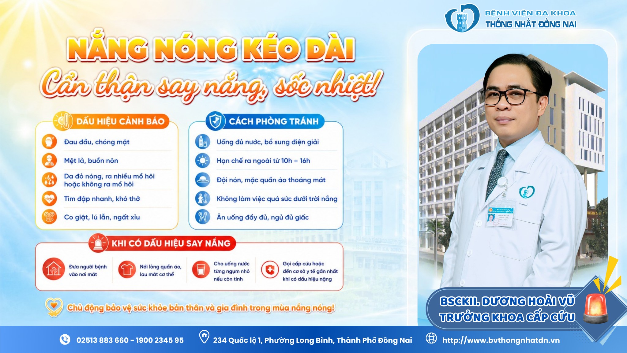 NẮNG NÓNG KÉO DÀI: CẨN THẬN SAY NẮNG, SỐC NHIỆT!
