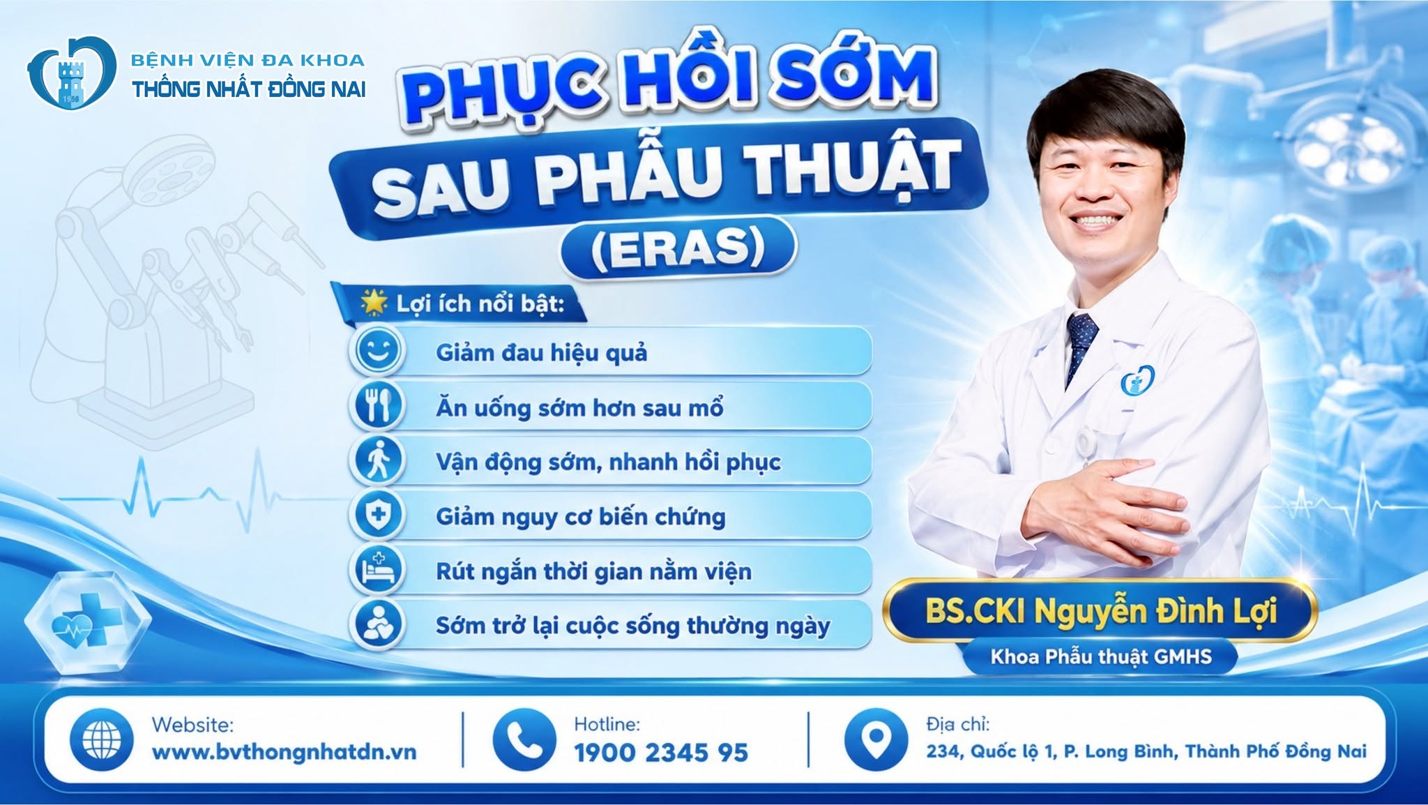 PHỤC HỒI SỚM SAU PHẪU THUẬT (ERAS)