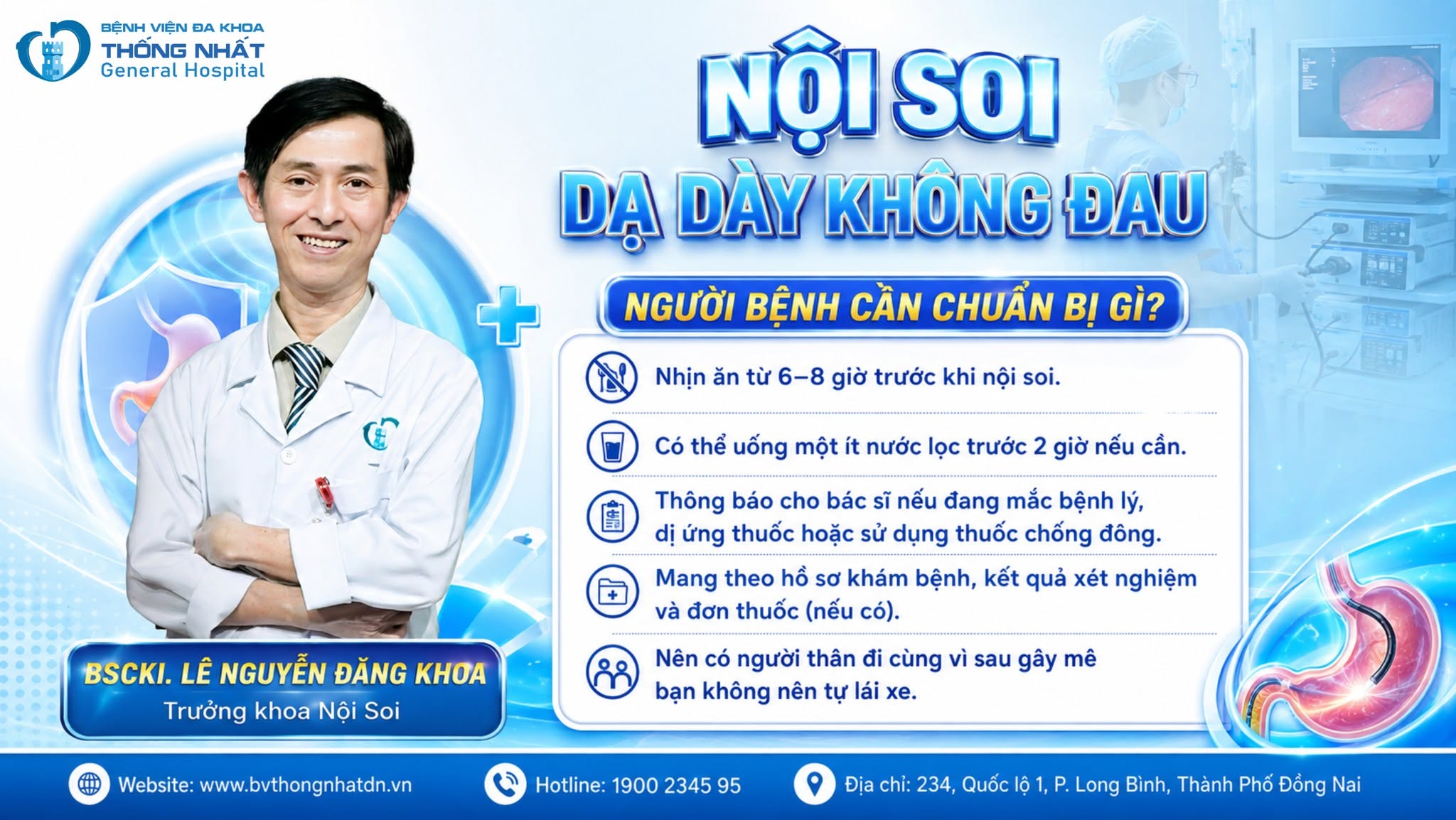 NỘI SOI DẠ DÀY KHÔNG ĐAU: NGƯỜI BỆNH CẦN CHUẨN BỊ GÌ?